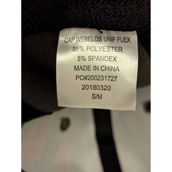 Webelos Uniform Flex Cap Plaid Design Small/Medium 95% Polyester 5% Spandex Adju - Picture 2 of 3